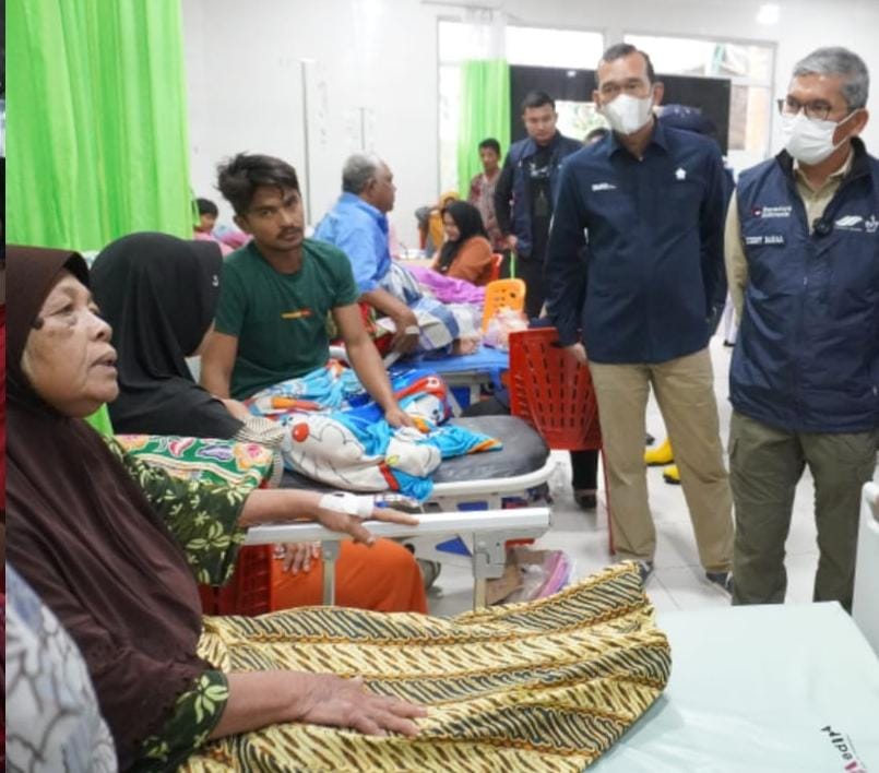 Dirut PTPN I Tinjau RSU Cut Meutia Langsa, Pastikan Pasien Korban Bencana Dapat Pelayanan Medis