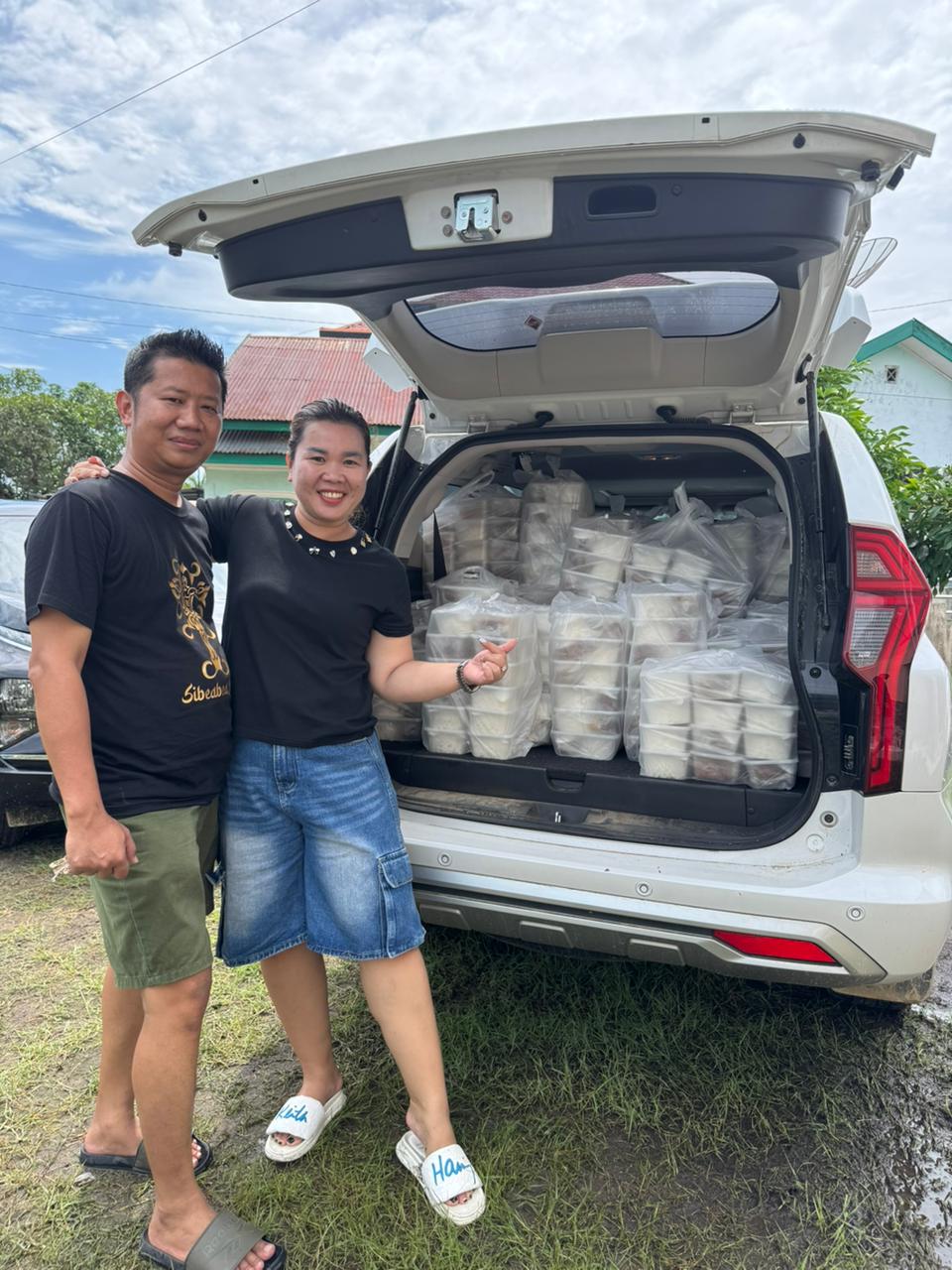 Aling Ong Berbagi Langsung Ke Aceh Tamiang