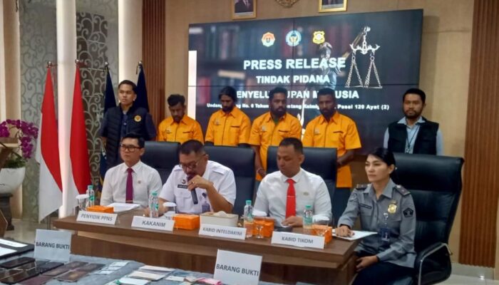 Empat Warga Sri Lanka Ditangkap Imigrasi Medan, Terlibat Penyelundupan Manusia