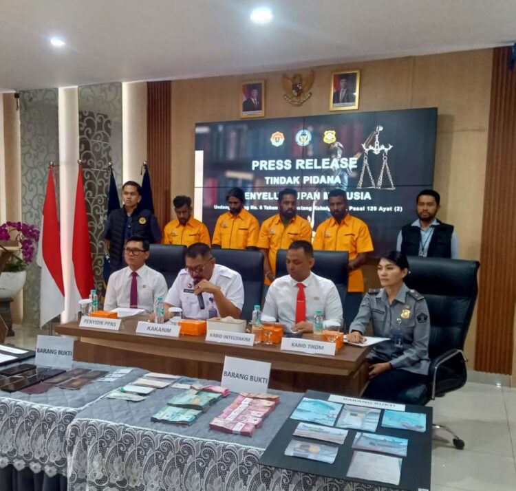 Empat Warga Sri Lanka Ditangkap Imigrasi Medan, Terlibat Penyelundupan Manusia