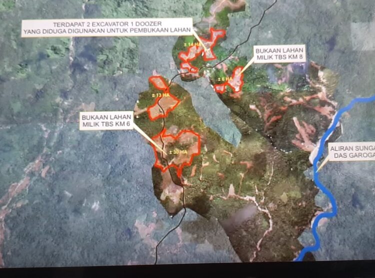 Mabes Polri Selidiki PT. TBS, Terduga Perusak LH Di Hulu Sungai Aek Garoga Tapsel