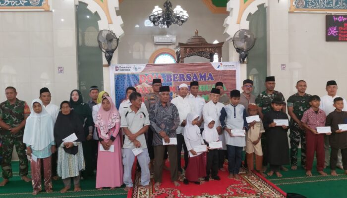 PT KPI RU II Area P. Brandan Gelar Doa Bersama Anak Yatim Dan Dhuafa 