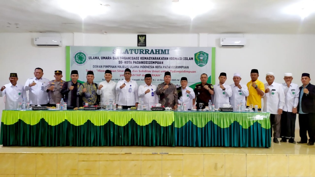 MUI Kumpulkan Ulama, Umara Dan Ormas Bangun Sinergi Untuk Padangsidimpuan MANTAP