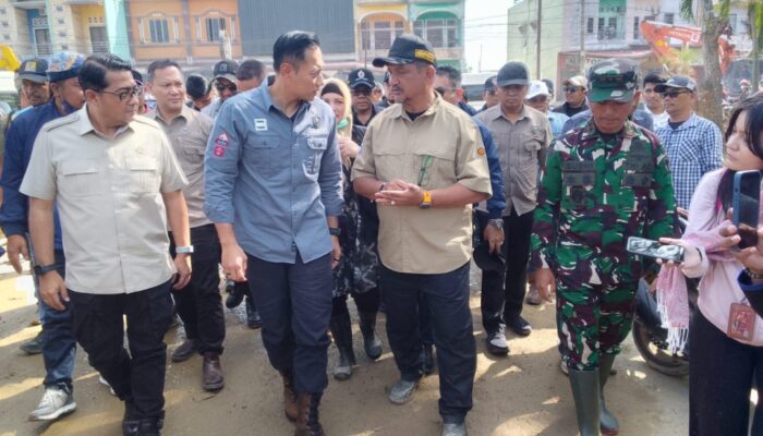 AHY Tinjau Kondisi Pascabencana Banjir Aceh Tamiang