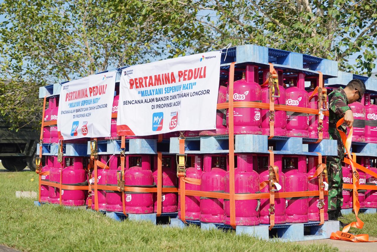 Lagi, Pertamina Patra Niaga Terbangkan LPG Untuk Masyarakat Aceh