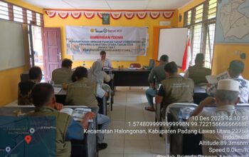 Bimbingan Teknis (Bimtek) Brigade Pangan Angkatan 7 yang digelar selama tiga hari, mulai 09 hingga 11 Desember 2025, bertempat di Balai Penyuluhan Pertanian (BPP) Halongonan Kecamatan Halongonan.