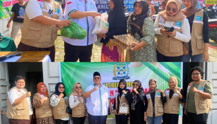 Yatibersa Salurkan Paket Sembako Dan Paket Pendidikan Untuk Korban Banjir