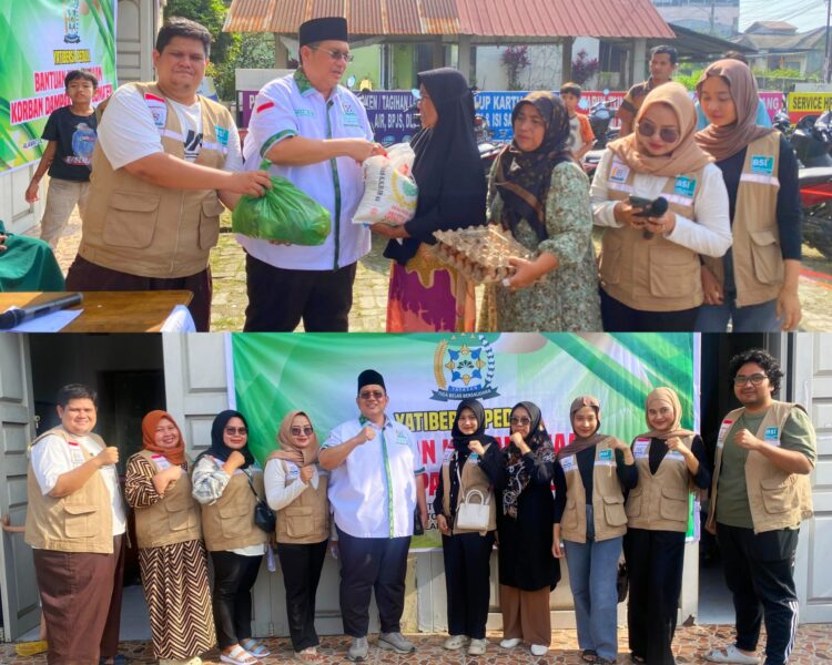 Yatibersa Salurkan Paket Sembako Dan Paket Pendidikan Untuk Korban Banjir