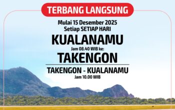 Wings Air Buka Rute Regular Kualanamu-Rembele: Perkuat Mobilitas, Dorong Pemulihan Ekonomi