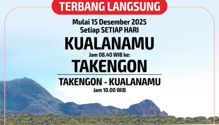 Wings Air Buka Rute Regular Kualanamu-Rembele: Perkuat Mobilitas, Dorong Pemulihan Ekonomi