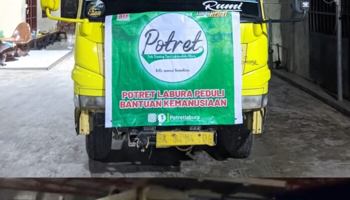 Potret Labura Bersinergi Dengan Bupati Hendriyanto Sitorus Salurkan Bantuan Untuk Korban Bencana Sumatera