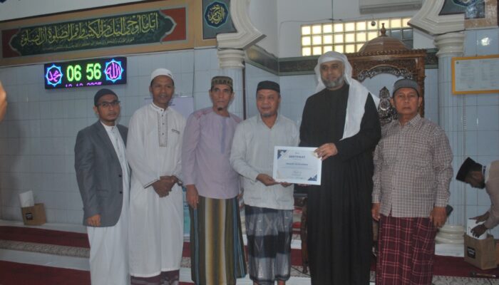 Ahlan Wa Sahlan Syekh Muhammad Jaber Di Masjid Ikhwaniah