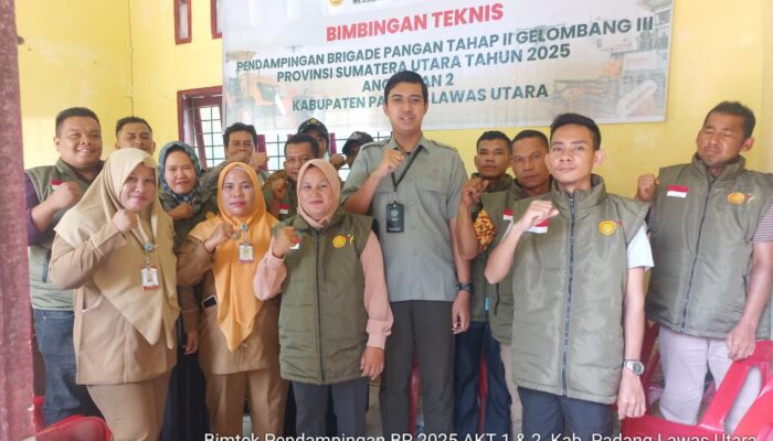 Dorong Swamsembada Pangan, Bimtek BP Di Padang Lawas Utara Berjalan Lancar