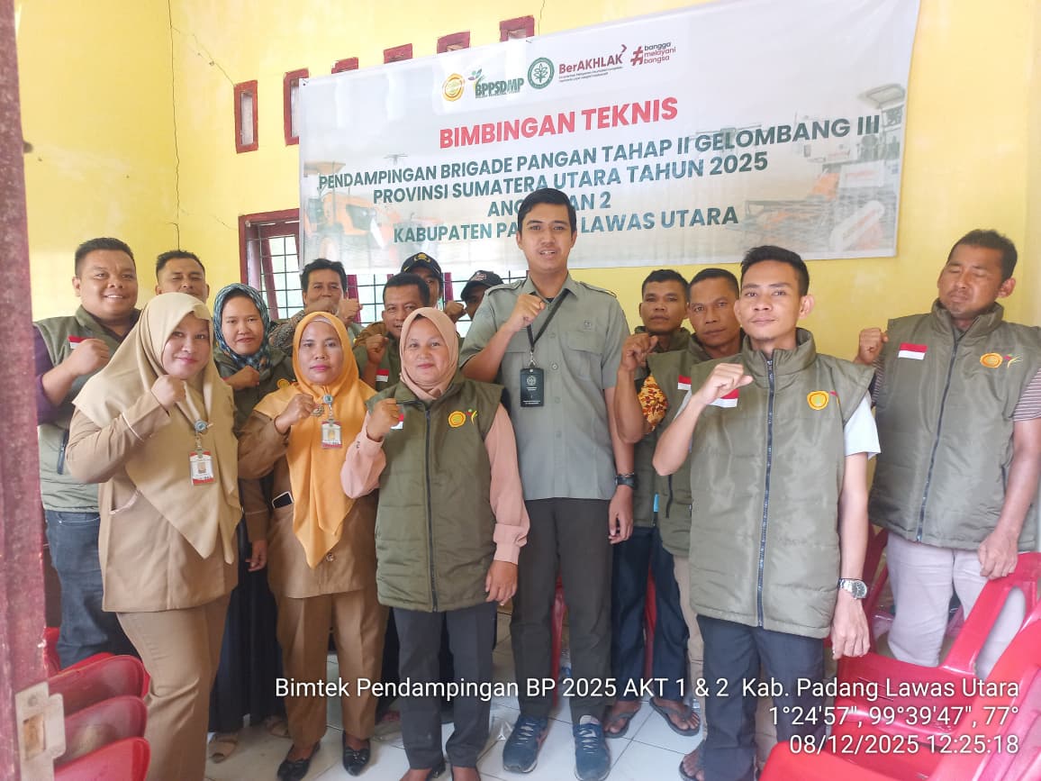 Dorong Swamsembada Pangan, Bimtek BP Di Padang Lawas Utara Berjalan Lancar