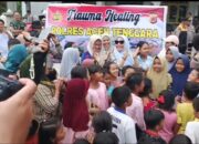 Polres Agara Trauma Healing Anak-anak Terdampak Banjir