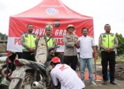 Polres Tapteng Berikan Layanan Servis Motor Gratis Untuk Korban Banjir