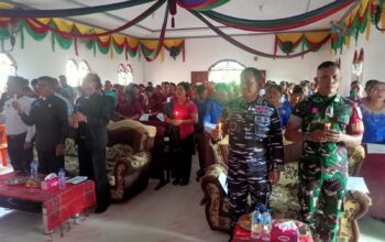 Seratusan Umat Kristiani Se Kecamatan Pantai Labu Hadiri Perayaan Natal Oikumene