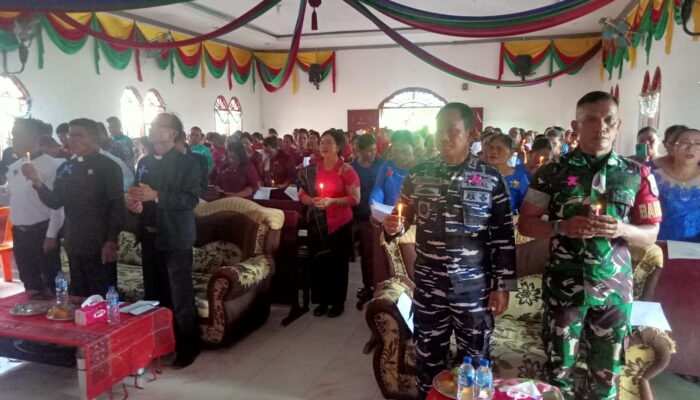 Seratusan Umat Kristiani Se Kecamatan Pantai Labu Hadiri Perayaan Natal Oikumene