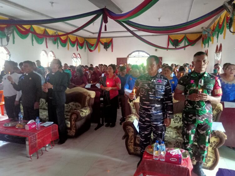 Seratusan Umat Kristiani Se Kecamatan Pantai Labu Hadiri Perayaan Natal Oikumene