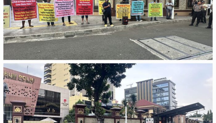 Korban Pencurian Di Pancurbatu Lakukan Aksi Demo Di Mabes Polri