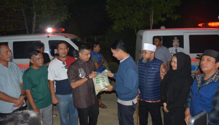 Wali Kota Langsa Terima Bantuan Kemanusiaan Dari Pemprov Bengkulu