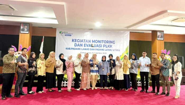 BPJS Ketenagakerjaan Padangsidimpuan Monev PLKK Di Palas Dan Paluta