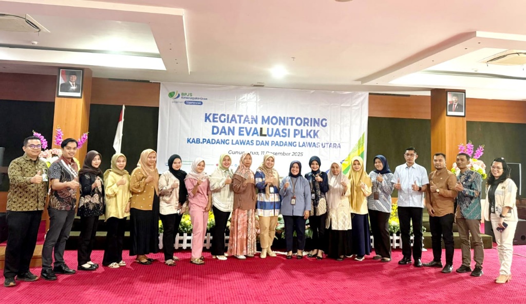 BPJS Ketenagakerjaan Padangsidimpuan Monev PLKK Di Palas Dan Paluta