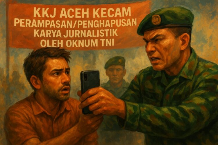 KKJ Aceh Kecam Perampasan/Penghapusan Karya Jurnalistik Oleh Oknum TNI