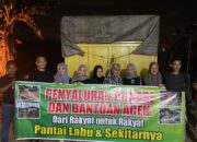 Warga Pantai Labu Salurkan Bantuan Uang Dan Logistik Ke Aceh Tamiang