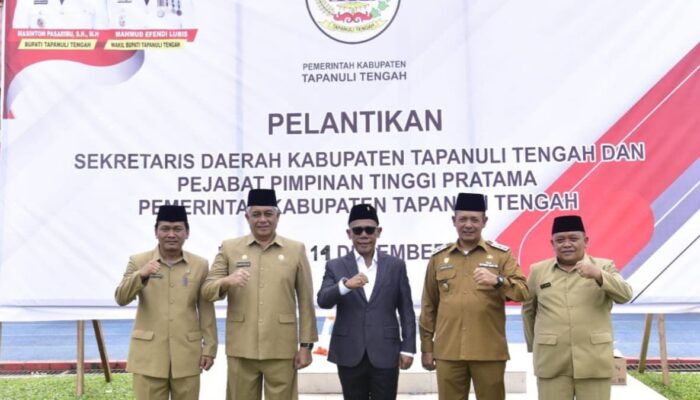 Masinton Pasaribu Lantik Binsar TH Sitanggang Jadi Sekda Tapteng