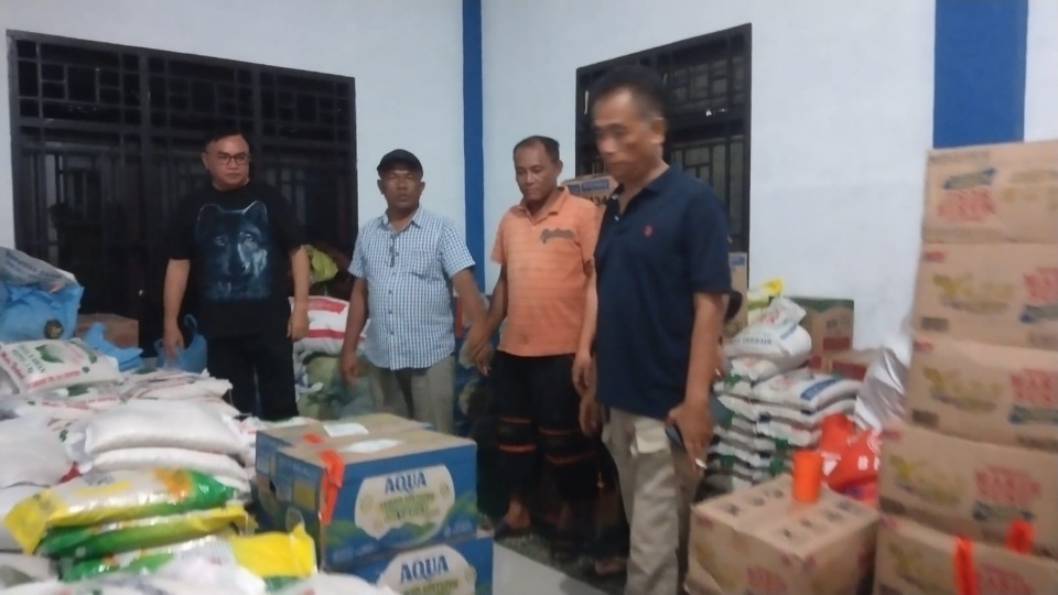 Bupati Salim Fakhry Pantau Stok Bantuan Di Gudang BPBD Agara