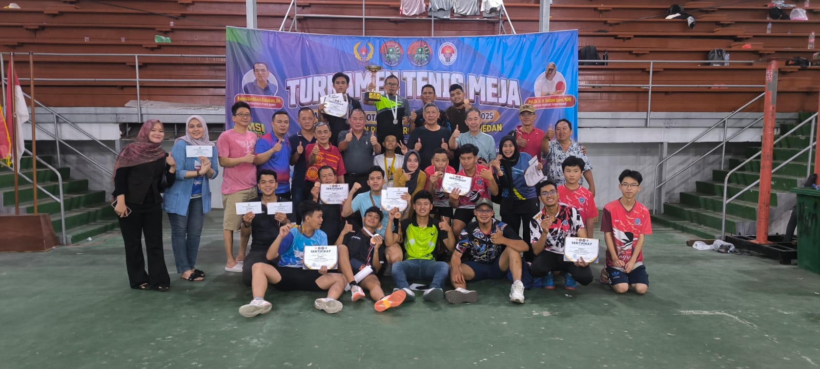 PTM Angsapura Juara Umum Turnamen PTMSI Kota Medan