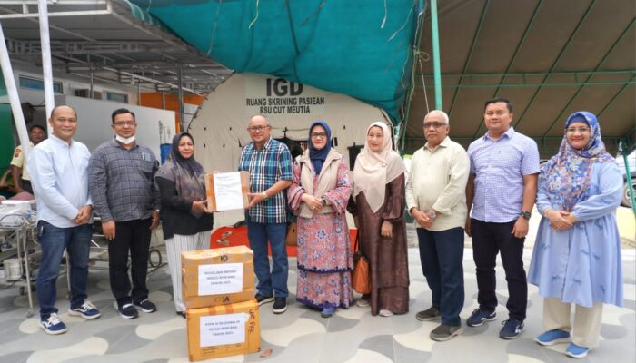 PT CMN Langsa Terima Bantuan BMHP PTPN IV Regional III Riau Dan Nusa Lima Medika