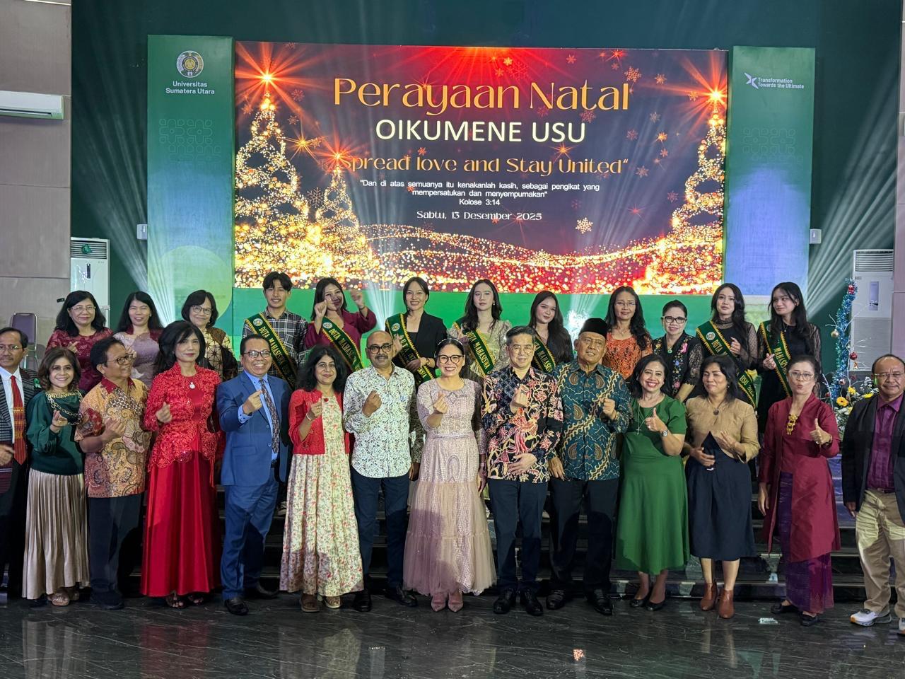Natal Oikumene USU 2025 Tekankan Aksi Sosial dan Solidaritas Lintas Budaya