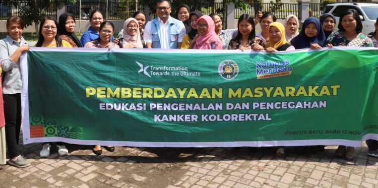 Tekan Angka Kematian, PPM Program Studi S3 Kedokteran USU Edukasi Masyarakat Pancur Batu Dan Gunung Meriah Pentingnya Deteksi Dini Kanker Kolorektal