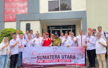 PMI Banten Serahkan Bantuan Kemanusiaan Untuk Korban Bencana Sumatera Utara