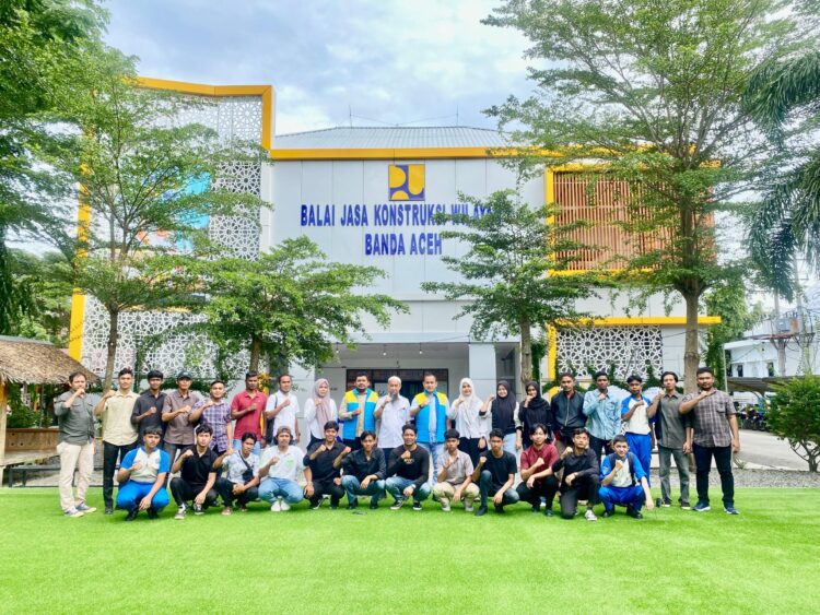 BJKW I Banda Aceh Dan KNPI Aceh Gelar Pelatihan Dan Uji Kompetensi Tenaga Kerja Konstruksi