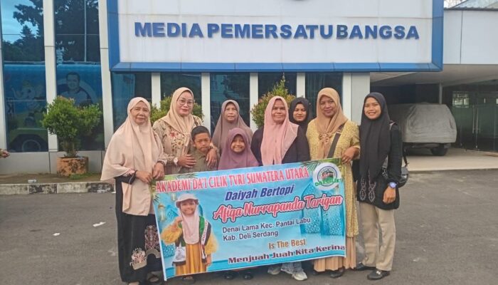 Juara Akademi Da’i Cilik TVRI Sumut 2025, Afiqa Nurrapanda Tarigan Dapat Tiket Umrah