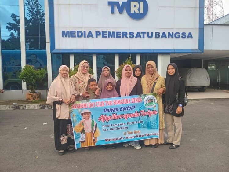 Juara Akademi Da’i Cilik TVRI Sumut 2025, Afiqa Nurrapanda Tarigan Dapat Tiket Umrah