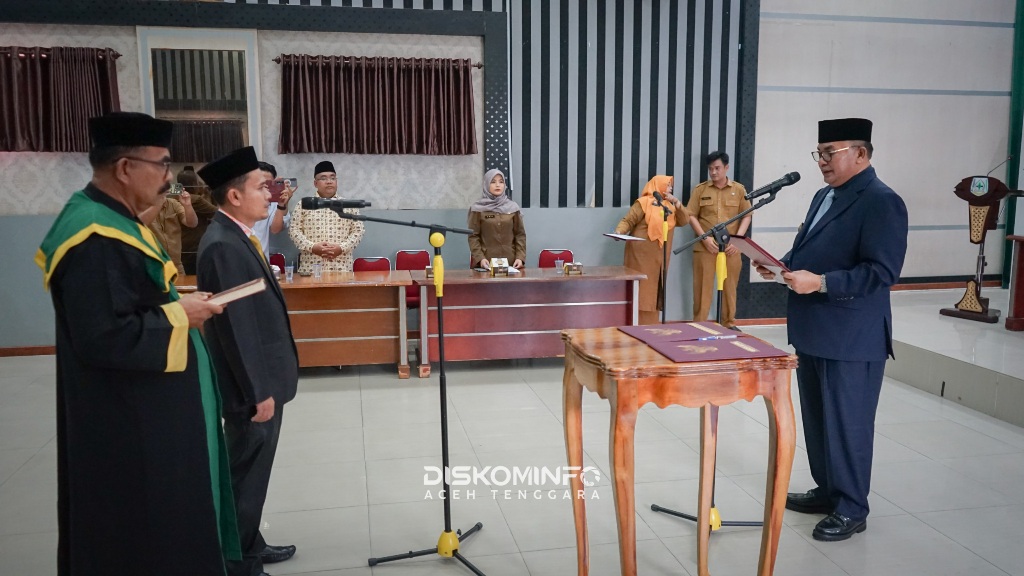 Kaman Sori Dilantik Sebagai PAW Anggota KIP Aceh Tenggara