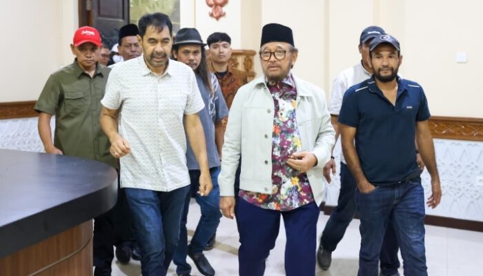 Gubernur Aceh Mualem Terima Bantuan Kemanusiaan Dari Perusahaan Multinasional