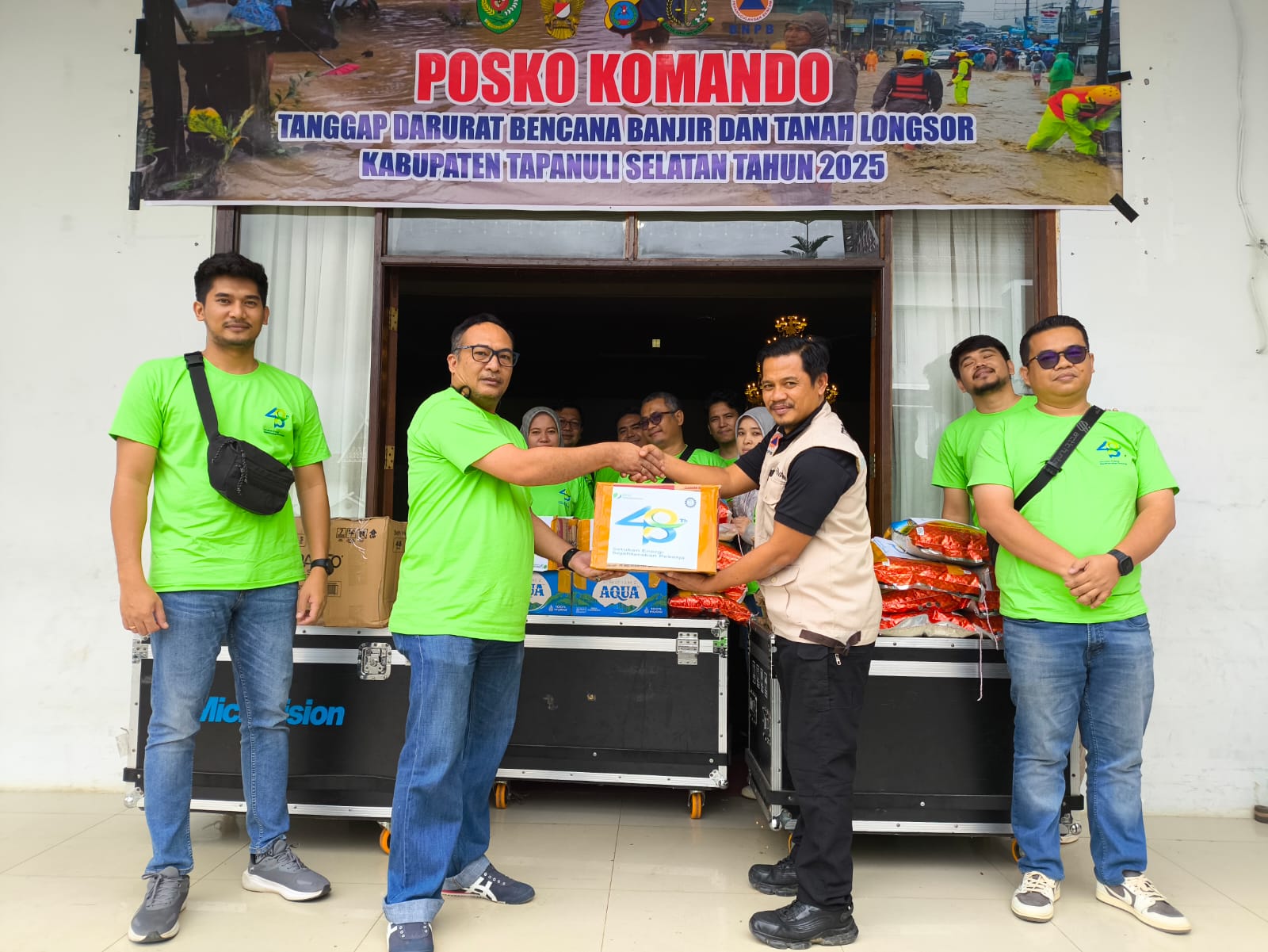 BPJS Ketenagakerjaan Padangsidimpuan Bantu Korban Banjir Dan Longsor Di Tapanuli Selatan