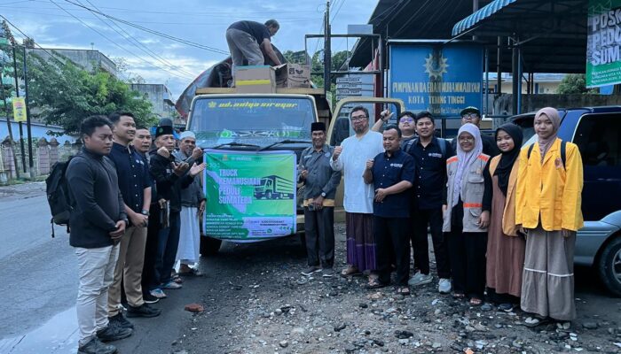 Muhammadiyah Tebingtinggi Distribusikan Bantuan Ke Aceh Tamiang