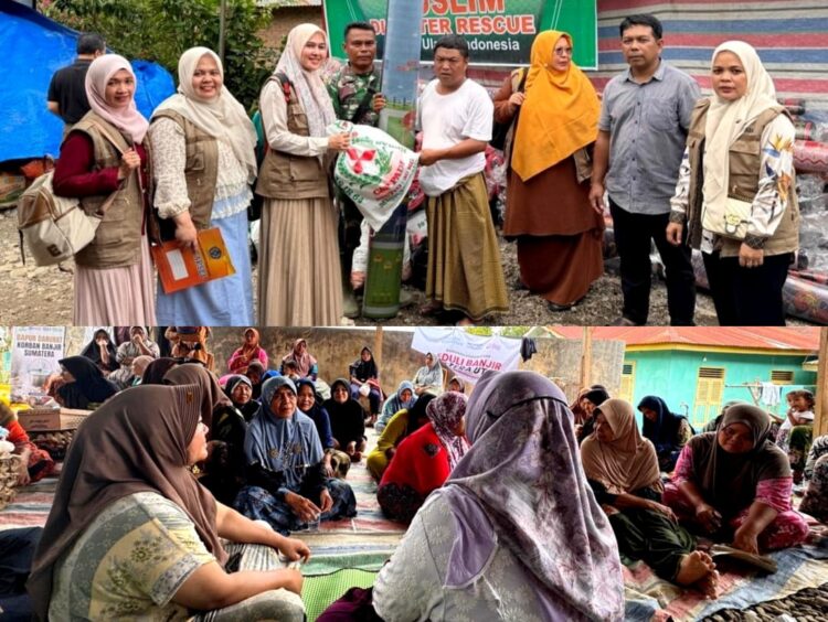 UM Tapsel Berikan Bantuan Dan Psikoedukasi Korban Banjir Serta Longsor