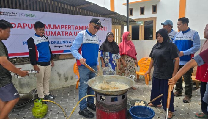 Dirut Pertamina Drilling Kunjungi Posko Banjir Di Wilayah Aceh Tamiang Dan Langkat