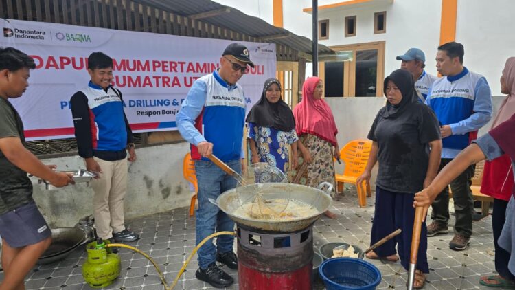 Dirut Pertamina Drilling Kunjungi Posko Banjir Di Wilayah Aceh Tamiang Dan Langkat