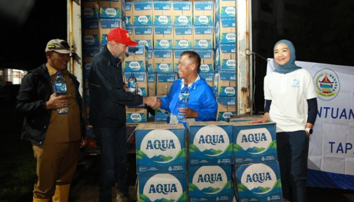 Danone Indonesia Salurkan Bantuan Awal Untuk Korban Banjir Dan Longsor Di Tapanuli Tengah