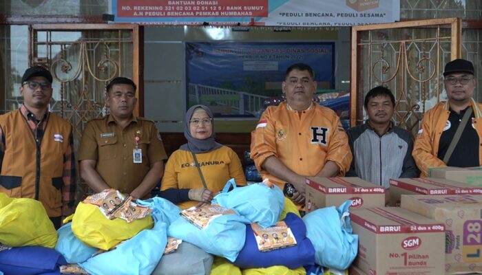 DPP Partai Hanura Salurkan Bantuan Kemanusiaan Di Taput Dan Humbahas
