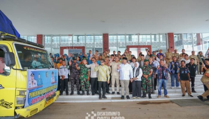 12 Truk Bantuan Kemanusiaan Batubara Bagi Korban Bencana Alam