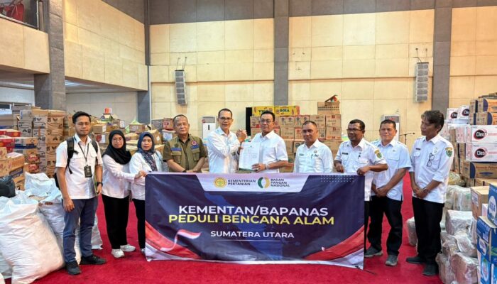 Bupati Tapsel Apresiasi Bantuan Bencana Dari Kementan Dan Bapanas